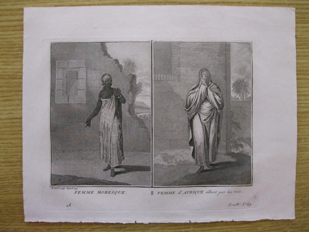 Ceremonias religiosas antigua en Africa, Asia y Europa (Nº.48-49).1783.Bernard Picart